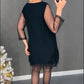 🎅Weihnachts-Specials💥Black-Short  Evening Dress