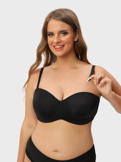 👙39%  Rabatt 😍 ÜBERGRÖSSE Förderung - Abnehmbarer-Träger Bandeau-BH