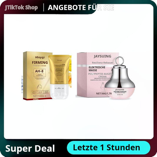 ✨ Straffendes und revitalisierendes Set für Hals- und Augenpflege, Glättung feiner Linien, elektrische Augen- und Halsbehandlung, tiefenwirksame, feuchtigkeitsspendende, straffende Hautpflegecreme