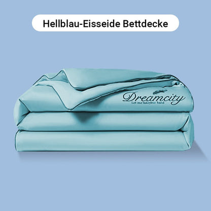 💤Kühle den Sommer, die Eisfaserdecke schützt Ihren süßen Traum! 💤