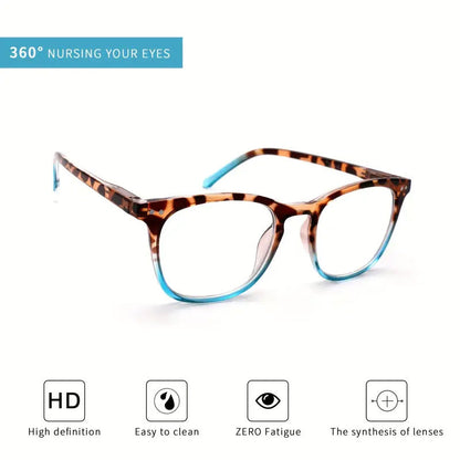 Sexy Leopard Print Anti-Blue Light Gradient Lesebrille für Frauen