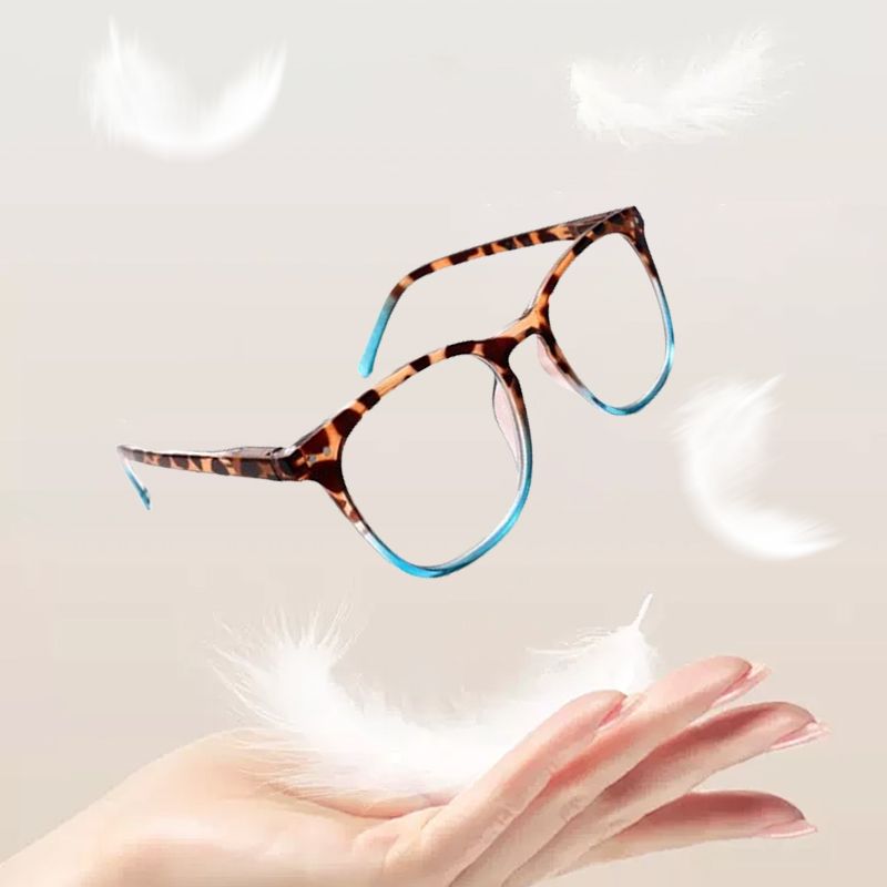 Sexy Leopard Print Anti-Blue Light Gradient Lesebrille für Frauen