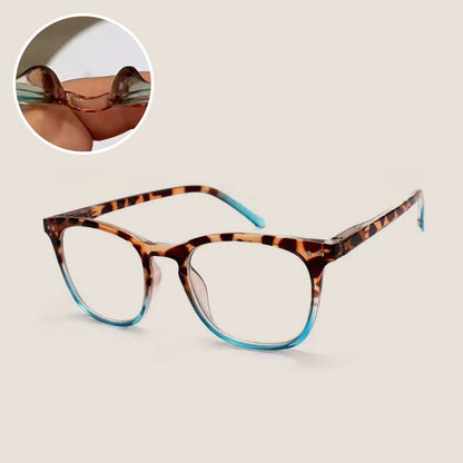 Sexy Leopard Print Anti-Blue Light Gradient Lesebrille für Frauen