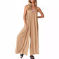 💥50%Rabatte💃 Women's Casual V-Ausschnitt Ärmellos Weites Bein Jumpsuit