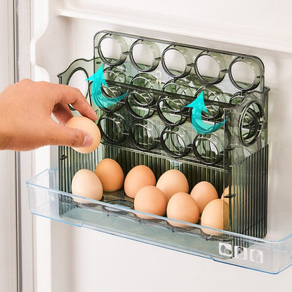 💥Kaufen 3 und erhalten 1 gratis🥚Automatische Flip-Ei-Aufbewahrungsbox