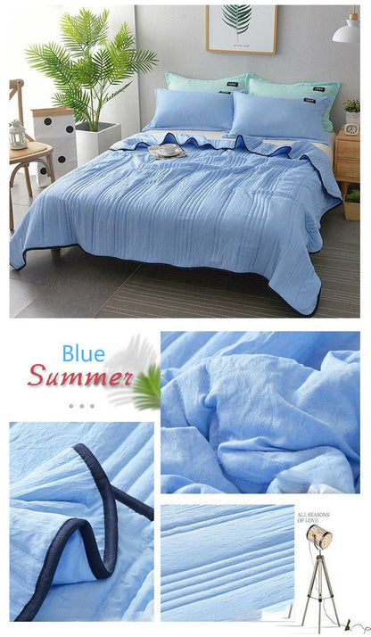 💥Sommer-Heißverkauf💤Kühle Bettdecke aus Eisseide für den Sommer