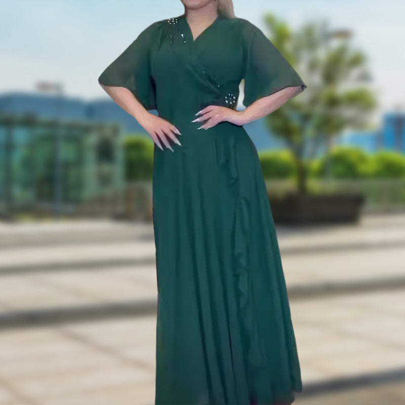 Women's Elegant Flowy Maxi Dress