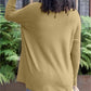 🔥2 KAUFEN UND 10% RABATT ERHALTEN⏳Langarm-Daumenloch-Pullover-Taschentunika