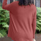 🔥2 KAUFEN UND 10% RABATT ERHALTEN⏳Langarm-Daumenloch-Pullover-Taschentunika