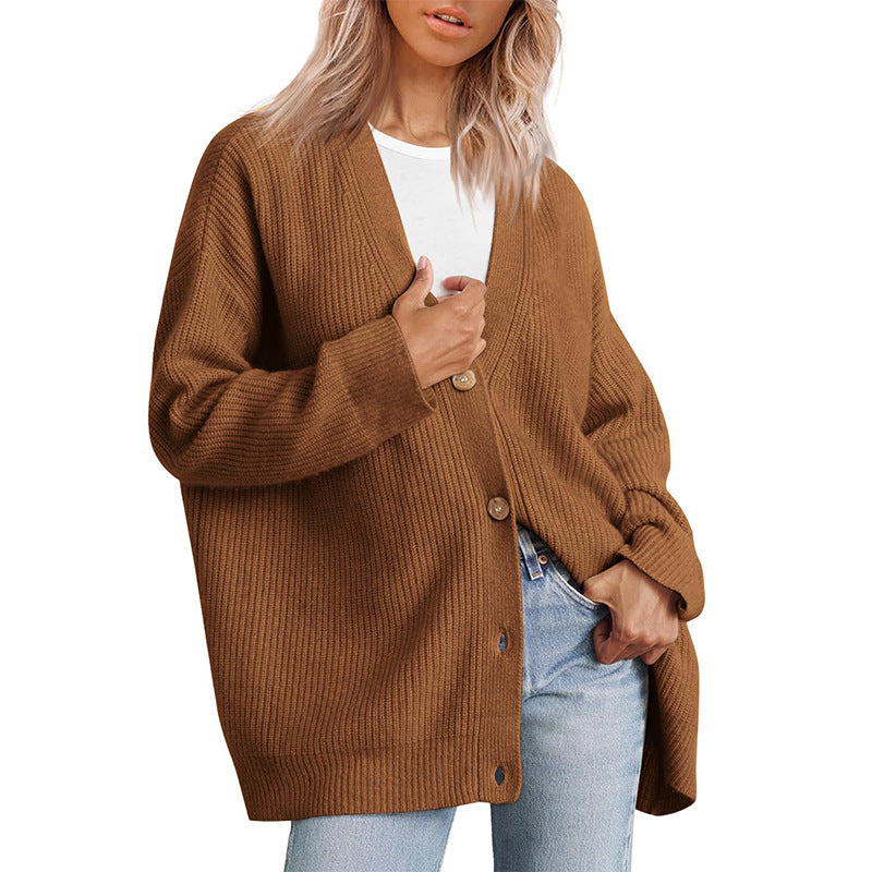 🍁Frühherbst-Specials 58% RABATT 💕Kaschmir-Cocoon-Strickjacke