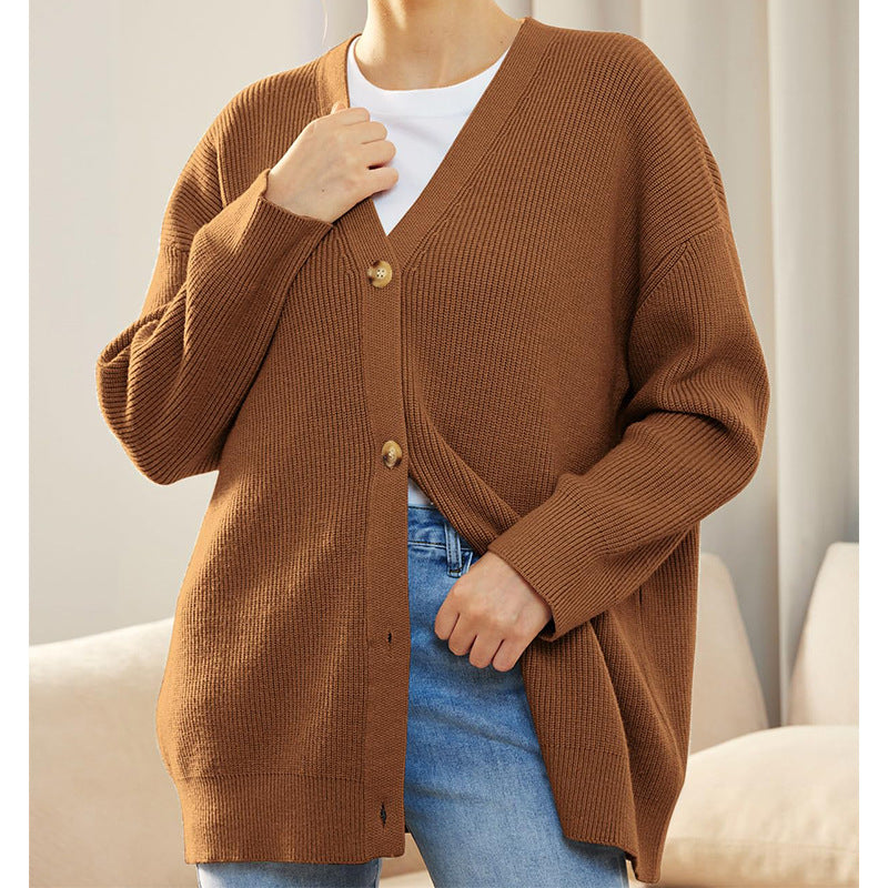 🍁Frühherbst-Specials 58% RABATT 💕Kaschmir-Cocoon-Strickjacke