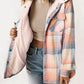 🔥50% Rabatt - Trendy karierte Winterjacke mit Kapuze für Damen