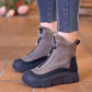 ✨Herbst-Winter-Serie✨Wasserdichte, warme Schneestiefel mit Reißverschluss für Damen【kostenlosen Versand】