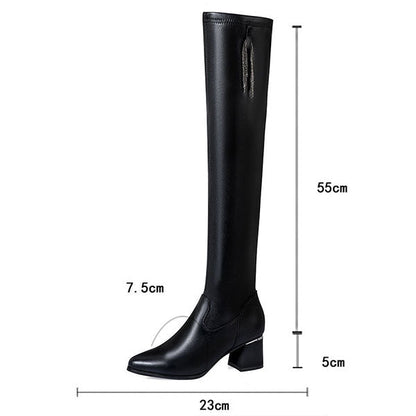 🌸Zeitlich begrenzt  58% Rabatt ✨Herbst-Winter-Serie✨warme Lederstiefel für Damen