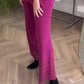 🛍️Herbst-Neuankünfte kostenlosen Versand✨Lässiges, gestricktes 2-teiliges Set mit Strassdekor