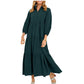 🔥Begrenzte Zeit - 50 % RABATT🔥Damen Revers Casual Lange Kleider