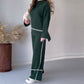 🍁Herbst-Neuerscheinungen🍁Gestricktes Damen-Lounge-Set mit Micro-Flared-Hose