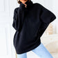 ✨Spätherbst-Specials🍁Übergroßer Rollkragenpullover mit festem Strickmuster für Damen