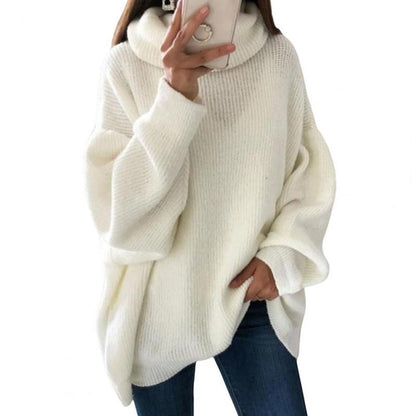 ✨Spätherbst-Specials🍁Übergroßer Rollkragenpullover mit festem Strickmuster für Damen