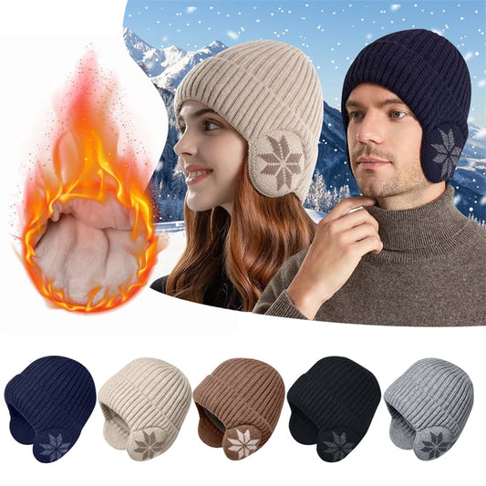 🎁WinterGeschenke❄️Wintermützen-Schal-Sets Warme Strickmütze