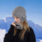 🎁WinterGeschenke❄️Wintermützen-Schal-Sets Warme Strickmütze