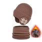 🎁WinterGeschenke❄️Wintermützen-Schal-Sets Warme Strickmütze