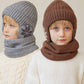 🎁WinterGeschenke❄️Wintermützen-Schal-Sets Warme Strickmütze