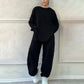 🥬Neue Freizeitkleidung 50% Rabatt🥬Mode Lässig Lose Frauen Sweatshirt Zweiteiliges Set