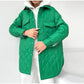 🎅Winterschlussverkauf 50% RABATT❄️Gesteppte, leichte Isolationsjacke für Damen mit Gürtel