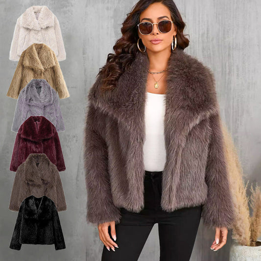 🔥Winter Pre-Sale Damen Pelzmantel