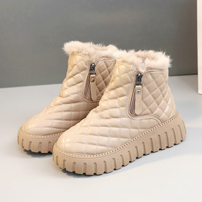 🎅[perfektes Geschenk]Damen Winter Fleece Warme Stiefel💖✨