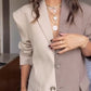 🎊Christmas sale - 44% Off🎊Women's Two-tone Loose Fit Suit