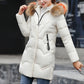 ❄️Winterschlussverkauf 50% RABATT❄️Winter-Puffermantel mit Kunstpelz-Kapuze für Damen