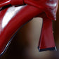 Elegante 2-in-1-Glanzstiefel für Damen mit abnehmbarem Schaft