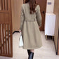 ❄️Winterschlussverkauf 50% RABATT❄️Langer warmer Trenchcoat für Frauen👗
