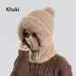 🔥Der Black-Friday-Sale endet bald🔥Women's Winter One-Piece Knitted Beanie Scarf Mask