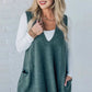 🥰Heißer Verkauf 50% Rabatt👗Damesgilet met losse V-hals en zakken