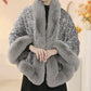 🎁Heißer Verkauf 50% Rabatt🧣Eleganter Kunstpelz-Pailletten-Schal für Damen