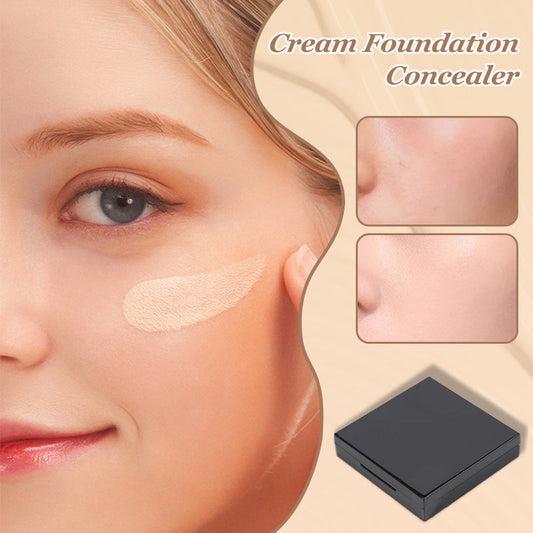 ⚡Kaufen Sie 1 und erhalten Sie 1 gratis🎉Langanhaltender, leichter Creme-Foundation-Concealer