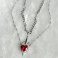 💘Valentinstag Spezial💘Herz & Schwert Paare Halskette🎁