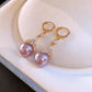💘Valentinstag Spezial💘📿Vintage Elegante Zirkonia Imitation Perlenkette & Ohrringe