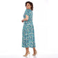 🎉Begrenzte Zeit 50% Rabatt💥 Chiffonkleid mit Sommermuster