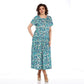 🎉Begrenzte Zeit 50% Rabatt💥 Chiffonkleid mit Sommermuster