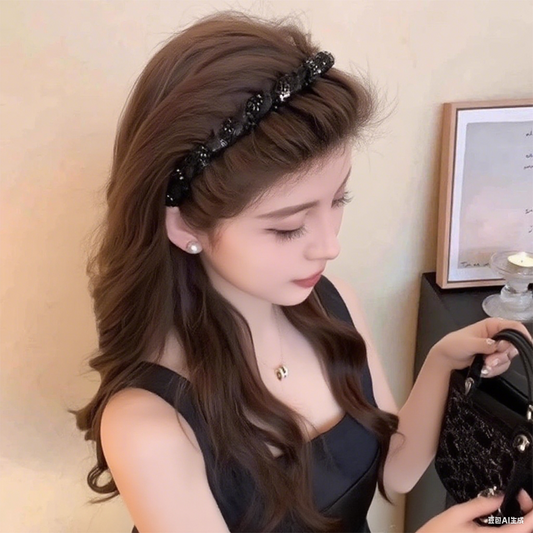 ✨2025 brandneues Design💎💇Strass-Haarband mit Zähnen für Frauen