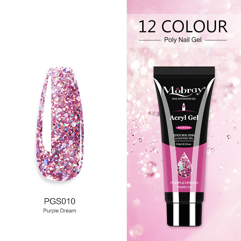 Poly Nail Gel für schnelle Nagelverlängerung