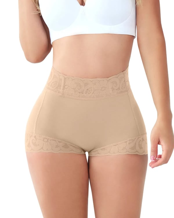 Frauen Spitze Klassisch Täglich Tragen Body Shaper Hintern Lifter Panty Glättender Slip