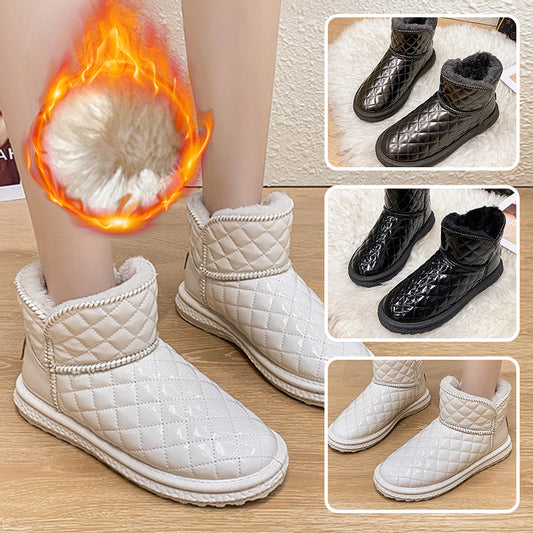 🎁Bestes Geschenk für Sie - Warme einteilige Damen Schneestiefel