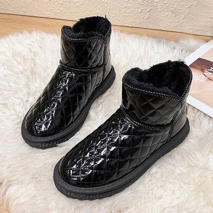 🎁Bestes Geschenk für Sie - Warme einteilige Damen Schneestiefel
