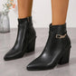 🎁Großes Geschenk! Damen spitz zulaufende Schuhe mit hohem Absatz und seitlichem Reißverschluss