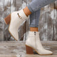 🎁Großes Geschenk! Damen spitz zulaufende Schuhe mit hohem Absatz und seitlichem Reißverschluss